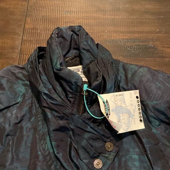 Vintage Dark green metallic ski jacket size 12 - Picture 7 of 12